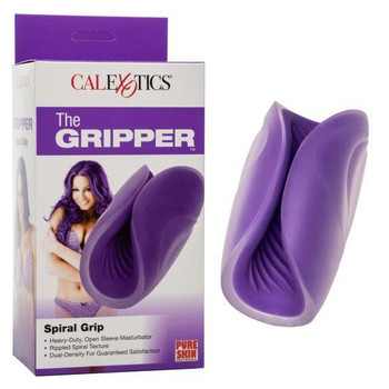 The Gripper Spiral Grip Purple Men Sex Toys
