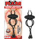 Ram Silicone 10 Function Vibrating Shafttie - Black by NassToys - view 2