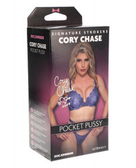 Signature Strokers Cory Chase Ultraskyn Pocket Pussy Vanilla Male Sex Toys