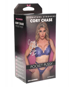 Signature Strokers Cory Chase Ultraskyn Pocket Pussy Vanilla Male Sex Toys