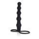 Silicone Love Rider Beaded Dual Penetrator Black by Cal Exotics