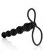 Silicone Love Rider Beaded Dual Penetrator Black by Cal Exotics - view 3