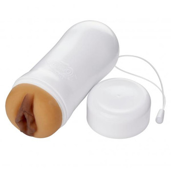 Cloud 9 Pleasure Pussy Pocket Stroker Water Activated Tan Male Sex Toy