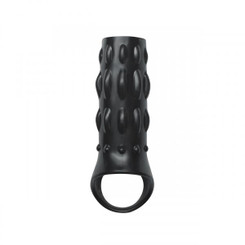 Reversible Power Cage Jelly Sleeve - Black by NS Novelties