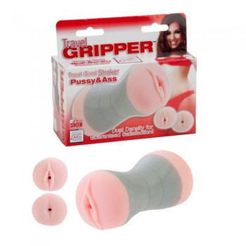 Travel Gripper Dual-entry stroker by Cal Exotics
