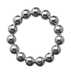 Stainless Steel Beaded Erection Ring 1.75 inches by XR Brands