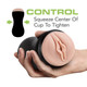M For Men Soft & Wet Self Lubricating Stroker Cup Vanilla by Blush Novelties - view 4