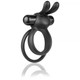 Screaming O Ohare XL Vibrating Rabbit Double Ring Black - Product SKU SCRHARXLBL101