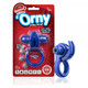 Orny Vibe Ring Blue Stretchy C-Ring by Screaming O - Product SKU SCRORNBU101