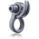 Screaming O Orny Vibrating Ring Gray Stretchy C-Ring - Product SKU SCRORNG101