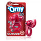 Orny Vibe Ring Red Stretchy C-Ring by Screaming O - Product SKU SCRORNR101