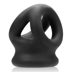 Oxballs Tri Squeeze Erection sling Testicle Stretcher Black Ice by Blue Ox Designs