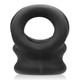 Oxballs Tri Squeeze Cocksling Ball Stretcher Black Ice by Blue Ox Designs - Product SKU OXS3024BLIC