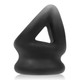 Oxballs Tri Squeeze Erection sling Testicle Stretcher Black Ice by Blue Ox Designs - view 4