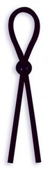 Silicone Penis Ties Erection ring - Black by Doc Johnson