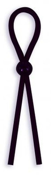 Silicone Penis Ties Erection ring - Black by Doc Johnson