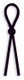 Silicone Penis Ties Erection ring - Black by Doc Johnson