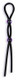 Silicone Penis Ties Erection ring - Black by Doc Johnson - view 3
