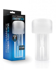Performance Stroker Pump Sleeve Clear by Blush Novelties