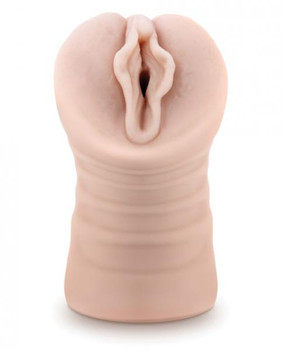 M For Men Ashley Vagina Shaped Beige Stroker by Blush Novelties