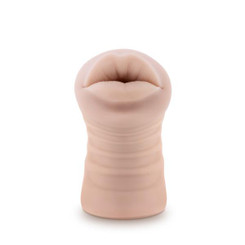 M For Men Angie Beige Mouth Stroker Male Sex Toy