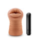 M For Men Isabella Mocha Tan Mouth Stroker by Blush Novelties