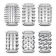 Stay Hard Penis Sleeve Kit Clear 6 Pack by Blush - view 8