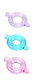 Elastomer C Ring Set - Blue, Purple, Pink by Spartacus