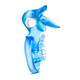 Stay Hard 10 Function Vibrating Tongue Ring Blue by Blush Novelties - Product SKU BN66092