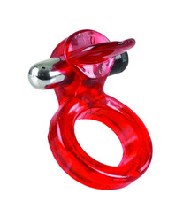 Clit Flicker With Wireless Stimulator - Red by Cal Exotics