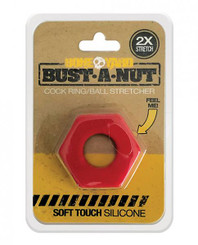 Boneyard Bust A Nut Cock Ring Red Best Male Sex Toy