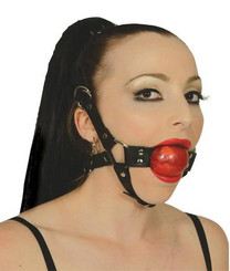 The Full Head 2 inch Red Ball Gag Sex Toy For Sale