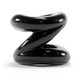 Z Balls Z-Shaped Testicle stretcher Erection ring Black by Blue Ox Designs