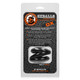 Z Balls Z-Shaped Testicle stretcher Erection ring Black by Blue Ox Designs - view 3