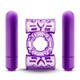 Double Play Dual Vibrating Erection Ring Purple by Blush Novelties - view 4