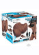 Ld Remote Spread Eagle Dual-entry Stroker Mocha by Hustler