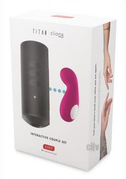 Titan/cliona Couple Set Purple Male Sex Toy