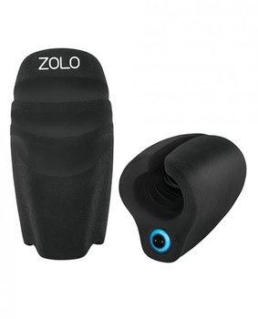 Zolo Cockpit Vibrating Male Stimulator Stroker XL Black Sex Toys For Men