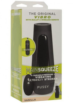 Main Squeeze Original Vibro Vagina Vanill by Doc Johnson
