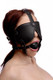 Gag and Blindfold Head Harness- Red Adult Sex Toys