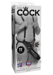 Kc11 Two Cocks In One Hol Strapon Black Best Male Sex Toys