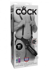 Kc11 Two Dildos In One Hol Strapon Black by Pipedream Products