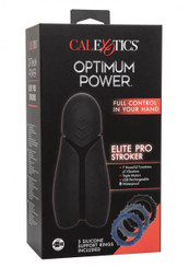 Optimum Power Eilite Pro Stroker Black Mens Sex Toys