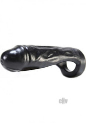 Thug Silicone Double Fer Strapless Dildo 8 inches - Black Male Sex Toy