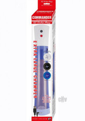 Commander Xl Electric Pump Blue Men Sex Toys