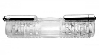 Tom of Finland Head To Head Vibrating Sleeve by XR Brands