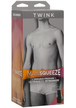 Man Squeeze Twink Anal Beige Masturbator by Doc Johnson
