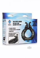 T4m 10x Cock Cobra Dual Cock Ring Blk Best Sex Toy For Men