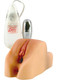FUTUROTIC HONEY POT DUAL-ENTRY STROKER VIBRATING WITH REMOVABLE MULTISPEED SILVER BULLET FLESH by Cal Exotics