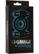 Optimale Silicone Vibrating Double C-Ring Waterproof Black by Doc Johnson - view 2